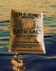 Baltic Amber Bath Soak or Body Scrub Organic