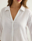 Aura Mini Shirt - White: White / M-L