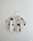 Fall oat linen top: L