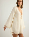 Positano Dress - Natural: Natural / M-L