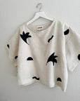 Fall oat linen top: L